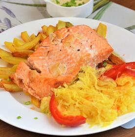 Salmon and Chips